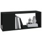 vidaXL TV-Schrank Schwarz 80x24x32 cm Holzwerkstoff vidaXL TV-Schrank Schwarz 80x24x32 cm Holzwerkstoff