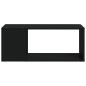 vidaXL TV-Schrank Schwarz 80x24x32 cm Holzwerkstoff vidaXL TV-Schrank Schwarz 80x24x32 cm Holzwerkstoff