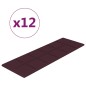Wandpaneele 12 Stk. Lila 90x30 cm Stoff 3,24 m² Wandpaneele 12 Stk. Lila 90x30 cm Stoff 3,24 m²