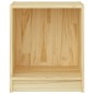 vidaXL Nachttisch 35,5x33,5x41,5 cm Massivholz Kiefer vidaXL Nachttisch 35,5x33,5x41,5 cm Massivholz Kiefer