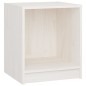 vidaXL Nachttisch Weiß 35,5x33,5x41,5 cm Massivholz Kiefer vidaXL Nachttisch Weiß 35,5x33,5x41,5 cm Massivholz Kiefer
