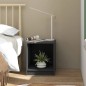 vidaXL Nachttisch Grau 35,5x33,5x41,5 cm Massivholz Kiefer vidaXL Nachttisch Grau 35,5x33,5x41,5 cm Massivholz Kiefer