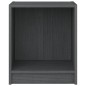 vidaXL Nachttisch Grau 35,5x33,5x41,5 cm Massivholz Kiefer vidaXL Nachttisch Grau 35,5x33,5x41,5 cm Massivholz Kiefer