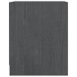 vidaXL Nachttisch Grau 35,5x33,5x41,5 cm Massivholz Kiefer vidaXL Nachttisch Grau 35,5x33,5x41,5 cm Massivholz Kiefer