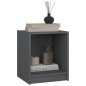 vidaXL Nachttische 2 Stk. Grau 35,5x33,5x41,5 cm Massivholz Kiefer vidaXL Nachttische 2 Stk. Grau 35,5x33,5x41,5 cm Massivholz Kiefer