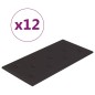 vidaXL Wandpaneele 12 Stk. Schwarz 60x30 cm Kunstleder 2,16 m² vidaXL Wandpaneele 12 Stk. Schwarz 60x30 cm Kunstleder 2,16 m²