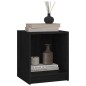 vidaXL Nachttische 2 Stk. Schwarz 35,5x33,5x41,5 cm Massivholz Kiefer vidaXL Nachttische 2 Stk. Schwarz 35,5x33,5x41,5 cm Massivholz Kiefer