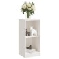 vidaXL Beistellschrank Weiß 35,5x33,5x76 cm Massivholz Kiefer vidaXL Beistellschrank Weiß 35,5x33,5x76 cm Massivholz Kiefer