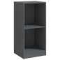vidaXL Beistellschrank Grau 35,5x33,5x76 cm Massivholz Kiefer vidaXL Beistellschrank Grau 35,5x33,5x76 cm Massivholz Kiefer