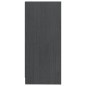 vidaXL Beistellschrank Grau 35,5x33,5x76 cm Massivholz Kiefer vidaXL Beistellschrank Grau 35,5x33,5x76 cm Massivholz Kiefer