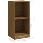 vidaXL Beistellschrank Honigbraun 35,5x33,5x76 cm Massivholz Kiefer vidaXL Beistellschrank Honigbraun 35,5x33,5x76 cm Massivholz Kiefer