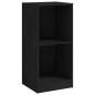 vidaXL Beistellschrank Schwarz 35,5x33,5x76 cm Massivholz Kiefer vidaXL Beistellschrank Schwarz 35,5x33,5x76 cm Massivholz Kiefer