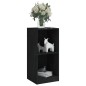 vidaXL Beistellschrank Schwarz 35,5x33,5x76 cm Massivholz Kiefer vidaXL Beistellschrank Schwarz 35,5x33,5x76 cm Massivholz Kiefer