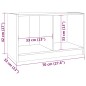 vidaXL TV-Schrank 70x33x42 cm Massivholz Kiefer vidaXL TV-Schrank 70x33x42 cm Massivholz Kiefer