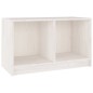vidaXL TV-Schrank Weiß 70x33x42 cm Massivholz Kiefer vidaXL TV-Schrank Weiß 70x33x42 cm Massivholz Kiefer
