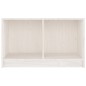 vidaXL TV-Schrank Weiß 70x33x42 cm Massivholz Kiefer vidaXL TV-Schrank Weiß 70x33x42 cm Massivholz Kiefer