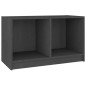 vidaXL TV-Schrank Grau 70x33x42 cm Massivholz Kiefer vidaXL TV-Schrank Grau 70x33x42 cm Massivholz Kiefer