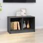 vidaXL TV-Schrank Grau 70x33x42 cm Massivholz Kiefer vidaXL TV-Schrank Grau 70x33x42 cm Massivholz Kiefer