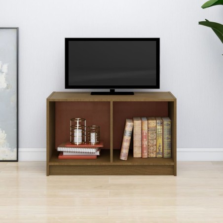 vidaXL TV-Schrank Honigbraun 70x33x42 cm Massivholz Kiefer