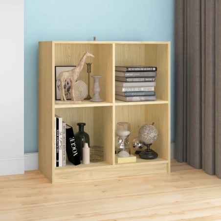 vidaXL Sideboard 70x33x76 cm Massivholz Kiefer