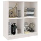 vidaXL Sideboard Weiß 70x33x76 cm Massivholz Kiefer vidaXL Sideboard Weiß 70x33x76 cm Massivholz Kiefer
