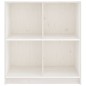 vidaXL Sideboard Weiß 70x33x76 cm Massivholz Kiefer vidaXL Sideboard Weiß 70x33x76 cm Massivholz Kiefer