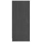 vidaXL Sideboard Grau 70x33x76 cm Massivholz Kiefer vidaXL Sideboard Grau 70x33x76 cm Massivholz Kiefer