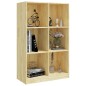 vidaXL Bücherregal 70x33x110 cm Massivholz Kiefer vidaXL Bücherregal 70x33x110 cm Massivholz Kiefer