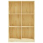 vidaXL Bücherregal 70x33x110 cm Massivholz Kiefer vidaXL Bücherregal 70x33x110 cm Massivholz Kiefer