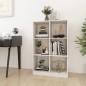 vidaXL Bücherregal Weiß 70x33x110 cm Massivholz Kiefer vidaXL Bücherregal Weiß 70x33x110 cm Massivholz Kiefer