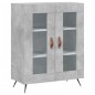 Highboard Betongrau 69,5x34x180 cm Holzwerkstoff Highboard Betongrau 69,5x34x180 cm Holzwerkstoff