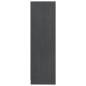 vidaXL Bücherregal Grau 70x33x110 cm Massivholz Kiefer vidaXL Bücherregal Grau 70x33x110 cm Massivholz Kiefer