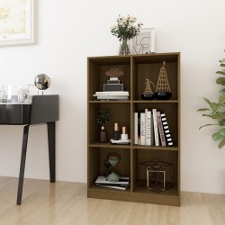 vidaXL Bücherregal Honigbraun 70x33x110 cm Massivholz Kiefer