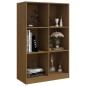vidaXL Bücherregal Honigbraun 70x33x110 cm Massivholz Kiefer vidaXL Bücherregal Honigbraun 70x33x110 cm Massivholz Kiefer