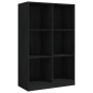 vidaXL Bücherregal Schwarz 70x33x110 cm Massivholz Kiefer vidaXL Bücherregal Schwarz 70x33x110 cm Massivholz Kiefer