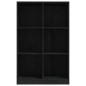 vidaXL Bücherregal Schwarz 70x33x110 cm Massivholz Kiefer vidaXL Bücherregal Schwarz 70x33x110 cm Massivholz Kiefer