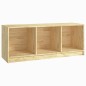 vidaXL TV-Schrank 104x33x41 cm Massivholz Kiefer vidaXL TV-Schrank 104x33x41 cm Massivholz Kiefer
