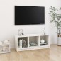 vidaXL TV-Schrank Weiß 104x33x41 cm Massivholz Kiefer vidaXL TV-Schrank Weiß 104x33x41 cm Massivholz Kiefer