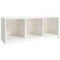 vidaXL TV-Schrank Weiß 104x33x41 cm Massivholz Kiefer vidaXL TV-Schrank Weiß 104x33x41 cm Massivholz Kiefer