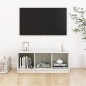 vidaXL TV-Schrank Weiß 104x33x41 cm Massivholz Kiefer vidaXL TV-Schrank Weiß 104x33x41 cm Massivholz Kiefer