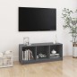 vidaXL TV-Schrank Grau 104x33x41 cm Massivholz Kiefer vidaXL TV-Schrank Grau 104x33x41 cm Massivholz Kiefer