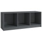 vidaXL TV-Schrank Grau 104x33x41 cm Massivholz Kiefer vidaXL TV-Schrank Grau 104x33x41 cm Massivholz Kiefer