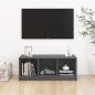 vidaXL TV-Schrank Grau 104x33x41 cm Massivholz Kiefer vidaXL TV-Schrank Grau 104x33x41 cm Massivholz Kiefer