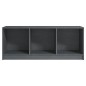 vidaXL TV-Schrank Grau 104x33x41 cm Massivholz Kiefer vidaXL TV-Schrank Grau 104x33x41 cm Massivholz Kiefer