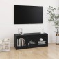 vidaXL TV-Schrank Schwarz 104x33x41 cm Massivholz Kiefer vidaXL TV-Schrank Schwarz 104x33x41 cm Massivholz Kiefer
