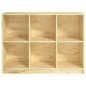vidaXL Bücherregal 104x33x76 cm Massivholz Kiefer vidaXL Bücherregal 104x33x76 cm Massivholz Kiefer
