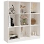 vidaXL Bücherregal/Raumteiler Weiß 104x33,5x110 cm Massivholz Kiefer vidaXL Bücherregal/Raumteiler Weiß 104x33,5x110 cm Massivholz Kiefer
