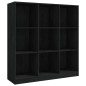 vidaXL Bücherregal/Raumteiler Schwarz 104x33,5x110cm Massivholz Kiefer vidaXL Bücherregal/Raumteiler Schwarz 104x33,5x110cm Massivholz Kiefer