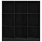 vidaXL Bücherregal/Raumteiler Schwarz 104x33,5x110cm Massivholz Kiefer vidaXL Bücherregal/Raumteiler Schwarz 104x33,5x110cm Massivholz Kiefer