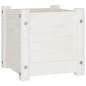 vidaXL Pflanzkübel Weiß 31x31x31 cm Massivholz Kiefer vidaXL Pflanzkübel Weiß 31x31x31 cm Massivholz Kiefer